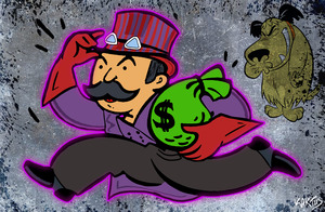 Mr Monopoly Fou Du Volant