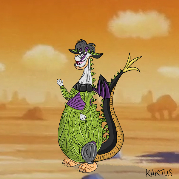 Eliot le Dragon en Cell Print