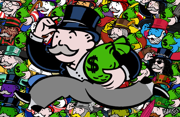 All Mr Monopoly Print