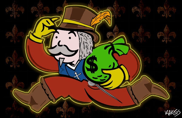 Mr Monopoly Mousquetaire Print