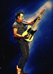 Bruce Springsteen in action