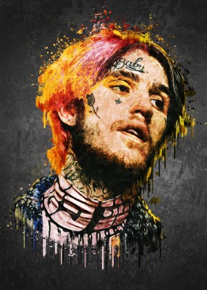 Lil Peep. Print