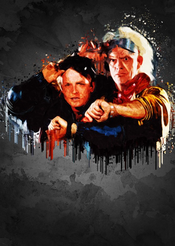 Back To The Future Painting by Gunawan Rb