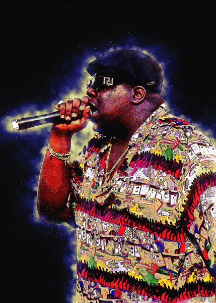 Biggie Rapper Print