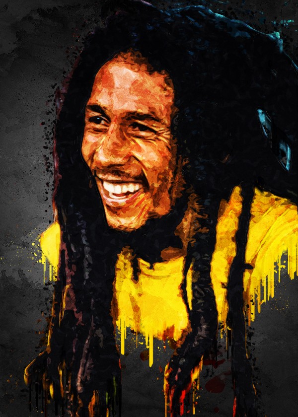 Bob Marley. Print
