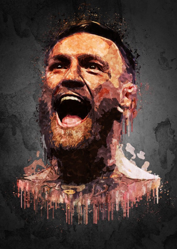 Conor McGregor. Print