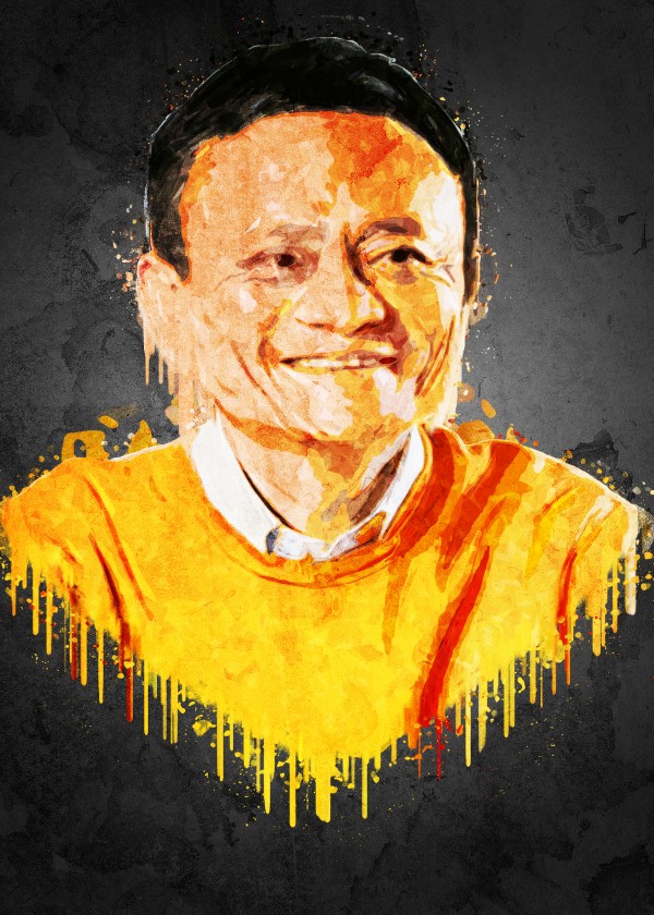 Jack Ma. Print
