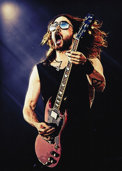 Jared Leto Live Print