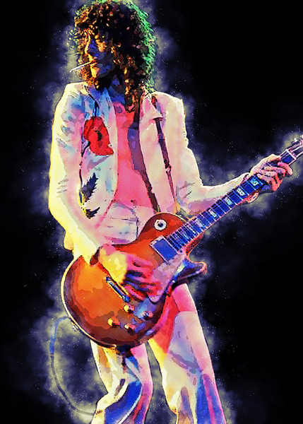 Spirit Jimmy Page by Gunawan Rb