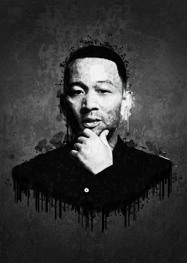 John Legend. Print