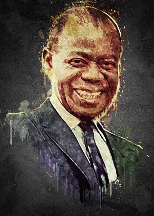 Louis Amstrong. Print