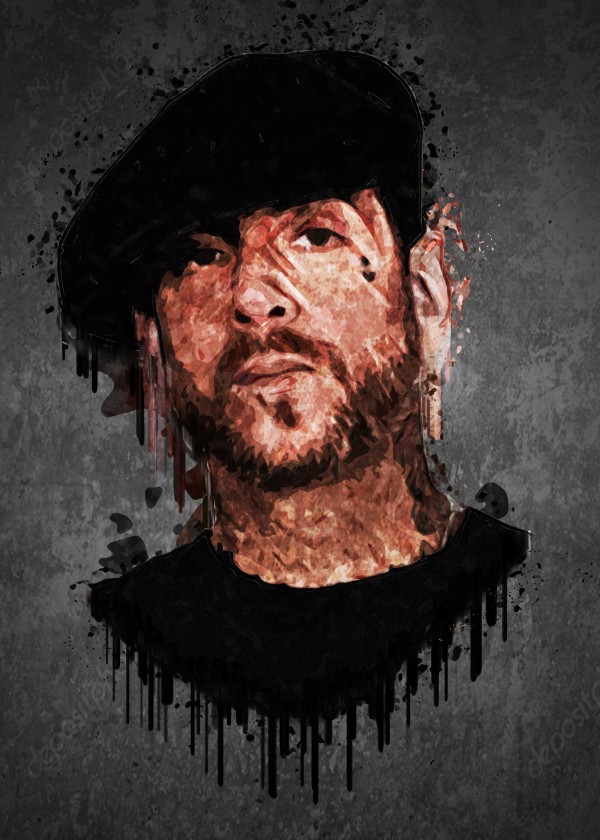 Mike Ness. Print