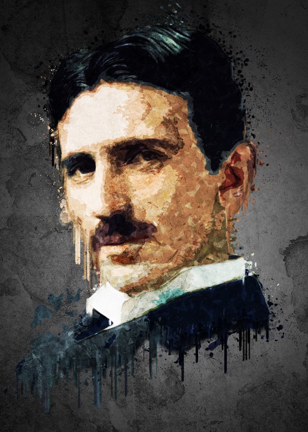 Nikola Tesla. Print