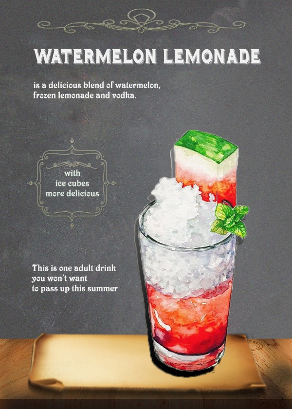 Watermelon Lemonade Print