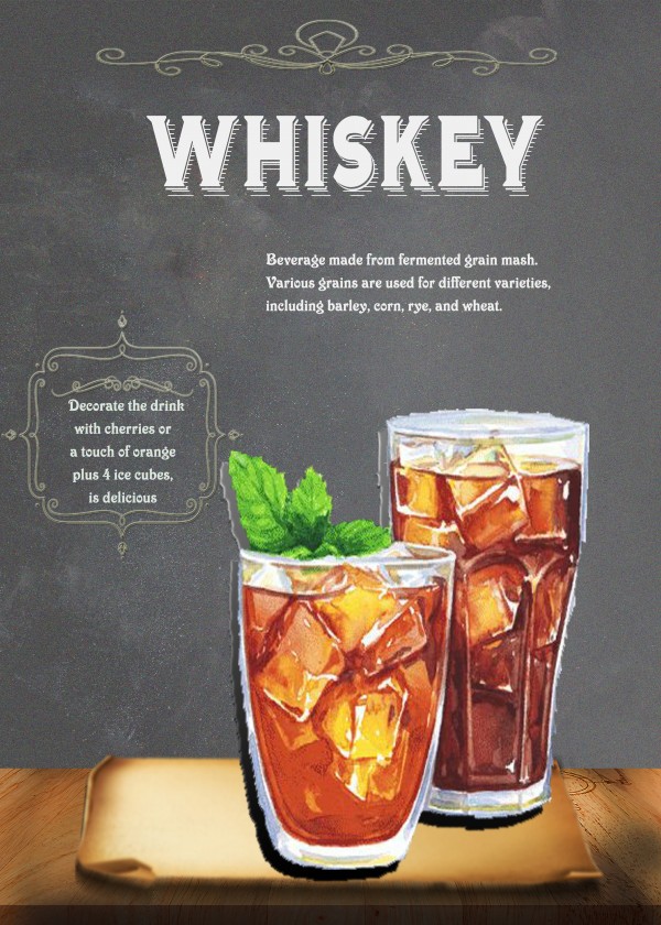 Whiskey Print
