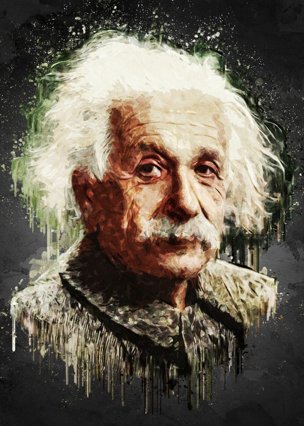 albert einstein. Print