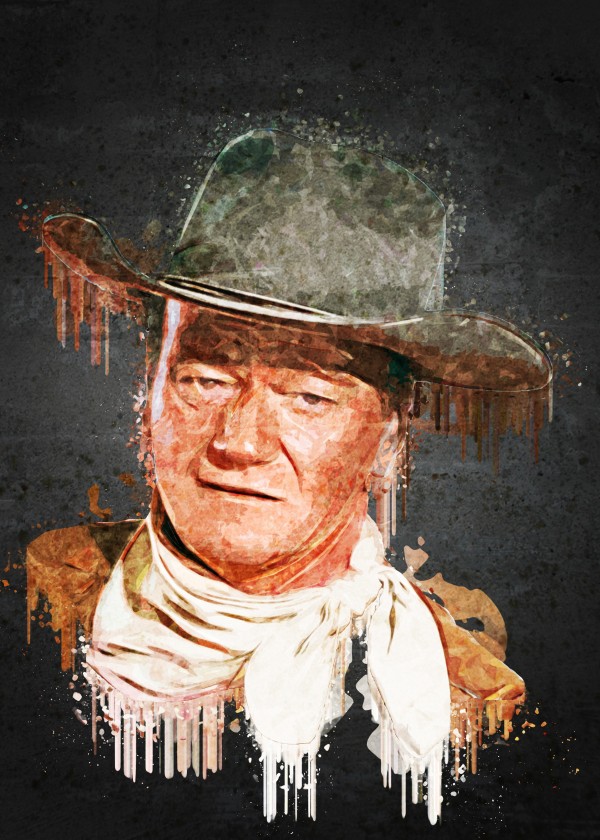 John Wayne Print