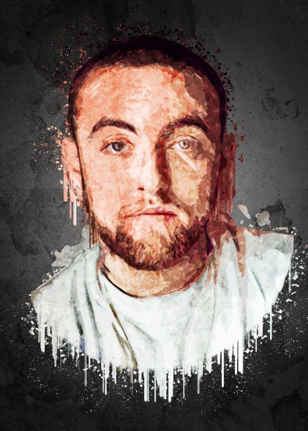 mac miller. Print