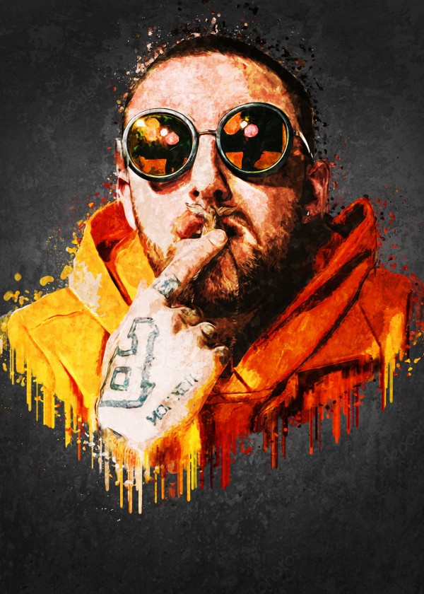 mac miller_potrait Print