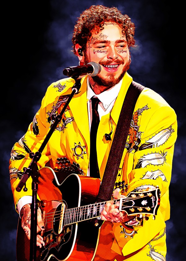 post malone6 Print