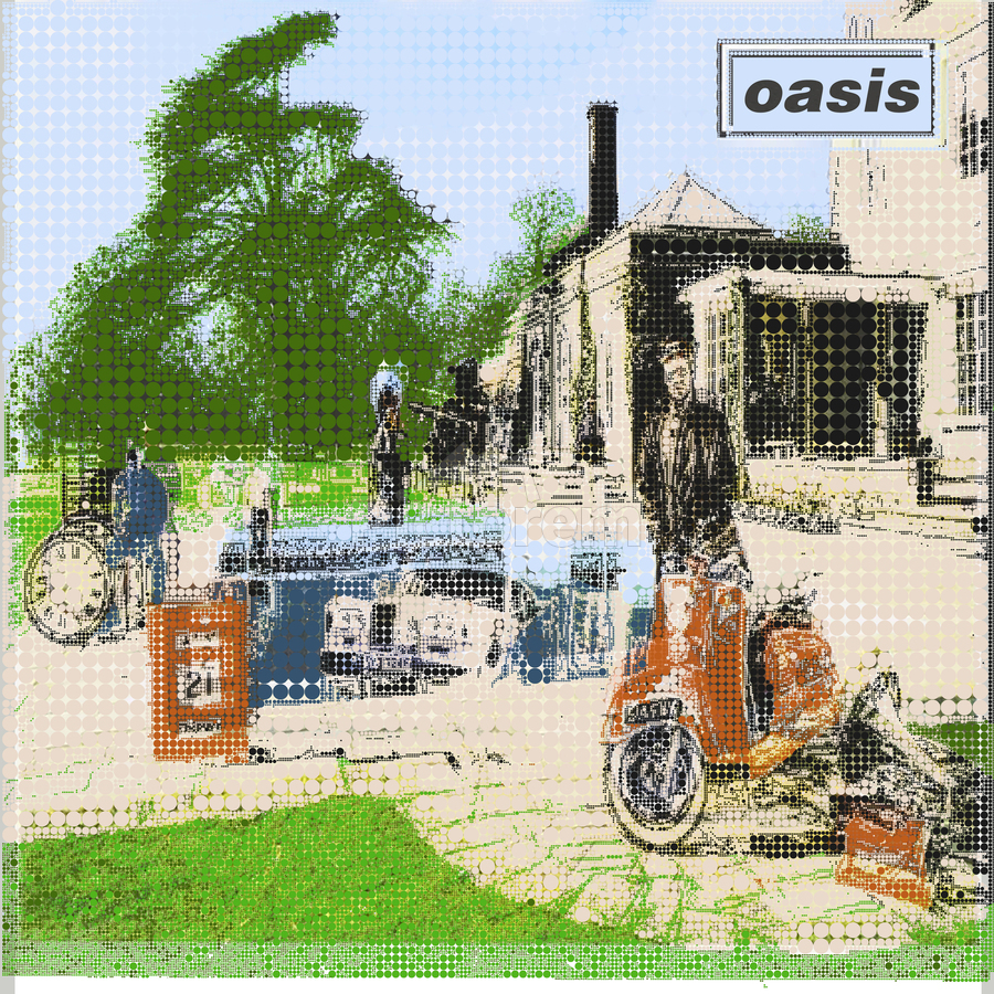 アート・デザイン・音楽 Oasis Brothers Liam and Noel Gallagher of Oasis - Brothers Liam and Noel