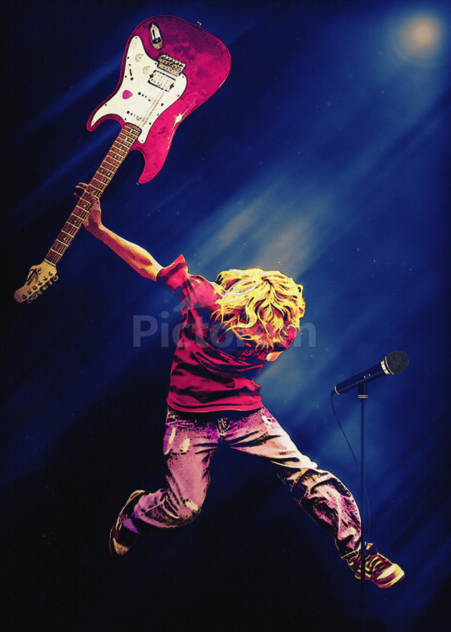 Nirvana  Cobain live ポスター NIRVANA POSTER KURT COBAIN ON STAGE LIVE NEW YORK COLISEUM