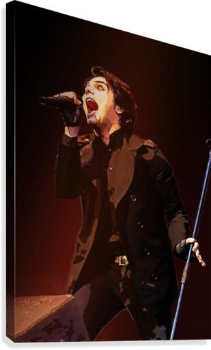 Gerard Way Live Concert by Gunawan Rb Wall Art