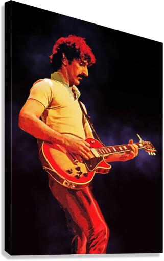 Frank Zappa Live Concert by Gunawan Rb Wall Art