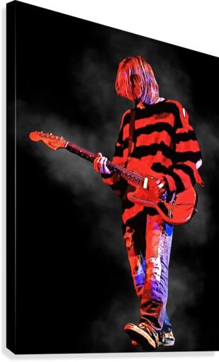 壁掛けKurt Cobain ポップアート作品 ポップアートフレーム 壁掛け 25cm×25cm Kurt_Cobain(NIRVANA