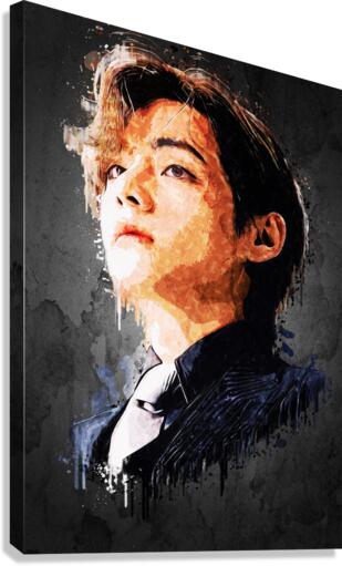Kim Tae hyung BTS V by Gunawan Rb Wall Art