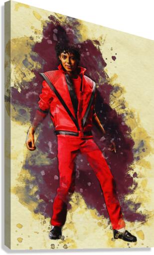 Michael Jackson Thriller Smudge by Gunawan Rb Wall Art