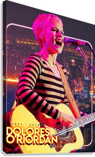 The Legend Dolores O Riordan Tonight Show Music by Gunawan Rb Wall Art