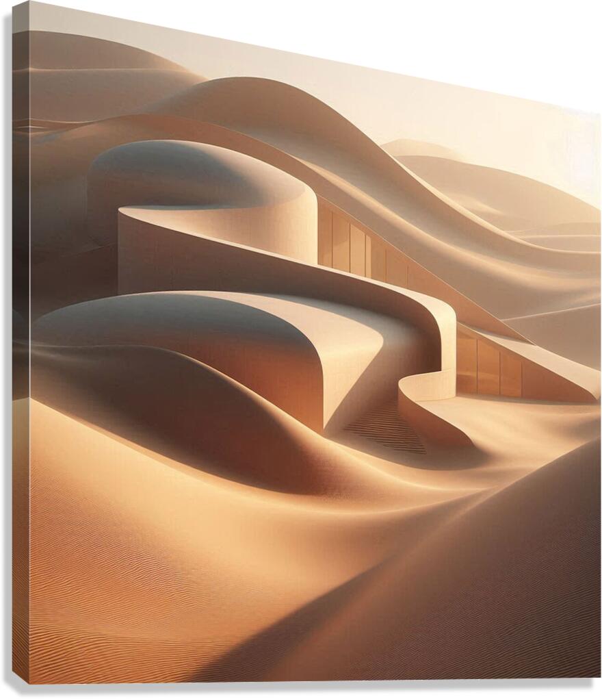 Dune-Shaped Sanctuary Canvas Print
