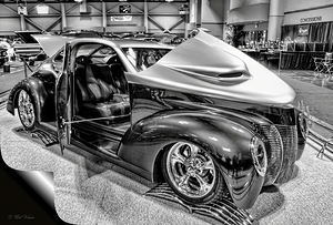 1940 FORD CUSTOM COUPE B&W