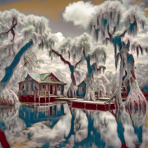 SWAMPED DREAMS......VELVET ABSTRACT