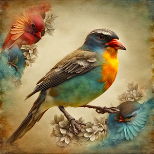 BIRD COLLAGE 10