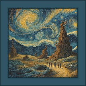 GOGHING DOWN THE ROAD BLUE