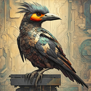 IRIDESCENT GOLDEN EAGLE