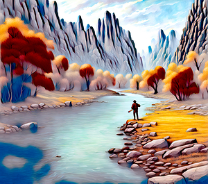 PARADISE VALLEY......VELVET ABSTRACT