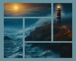 OCEAN MIST FRAMED