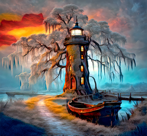 INLAND LIGHTS......VELVET ABSTRACT