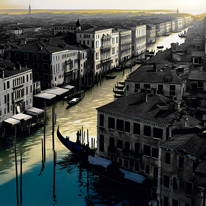 VENICE SUNRISE......SELECTIVE COLORING