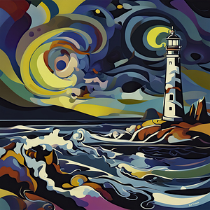 VAN GOGHS LIGHTHOUSE