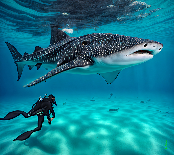 WHALE SHARK 2  by Digicam