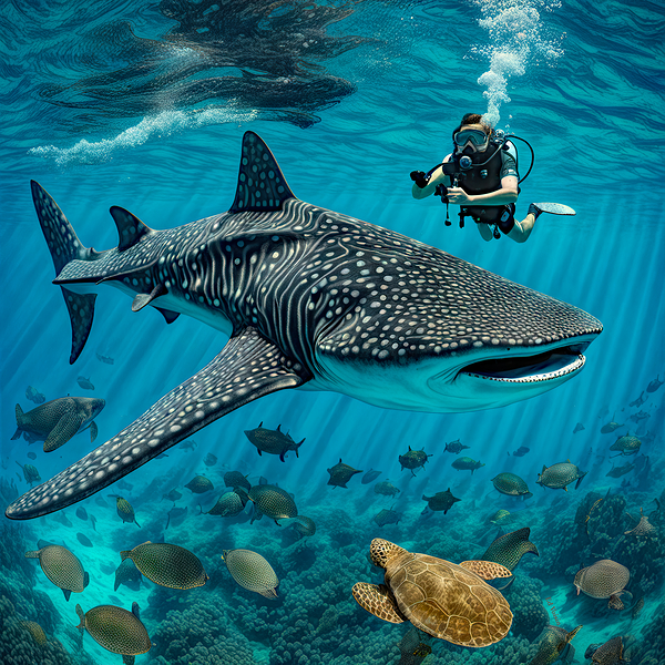 WHALE SHARK 3  by Digicam