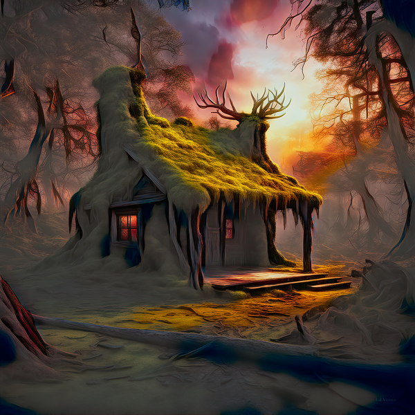 DEER LODGE......VELVET ABSTRACT by Digicam