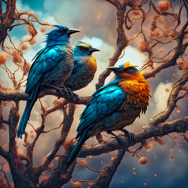 IMPERIAL PIGEONS Print