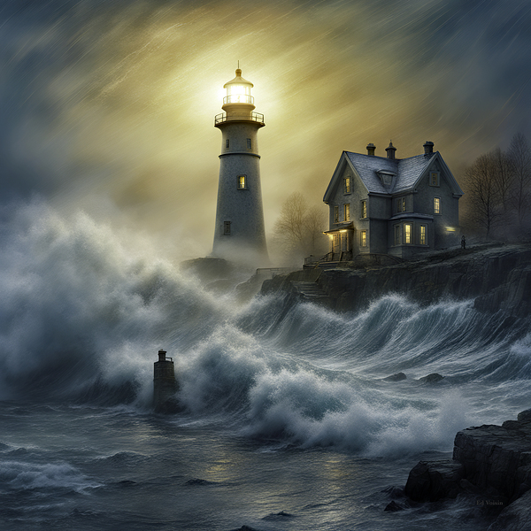 CRASHING WAVES Print