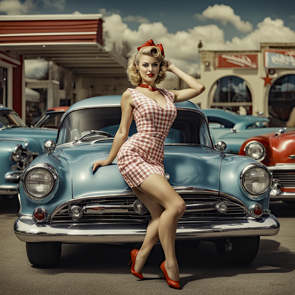 50s  PIN UP GIRL II by Digicam