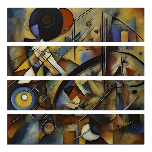 THE ANGRY MAN  4 PANELS by Digicam